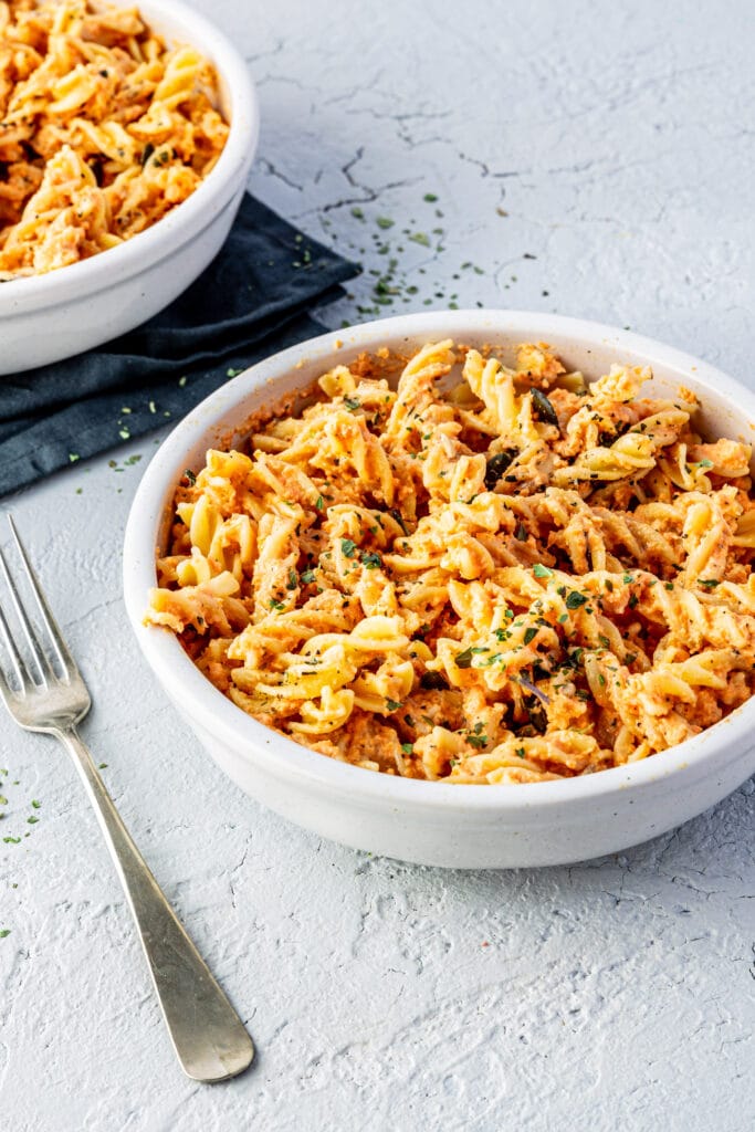 Pasta met romige wortelsaus recept