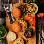 Portobello burger recept
