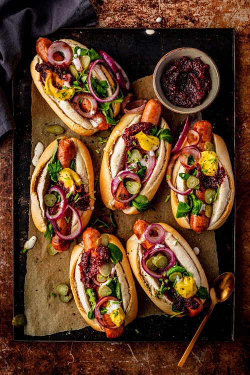 Vegan hotdogs