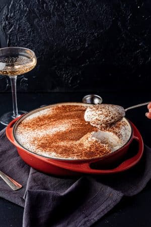 Vegan tiramisu