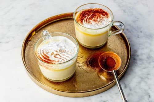 Witte chocolademelk